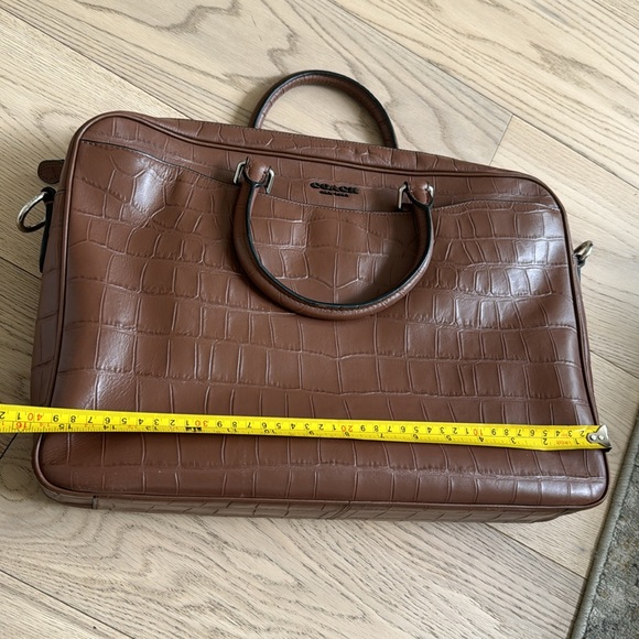 Coach leather laptop and business bag - Picture 12 of 14